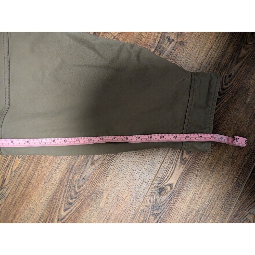 TIBI Sculpted Balloon Miriam Patch Pocket Trousers Pants In Green Khaki Sz 8 - Picture 6 of 9